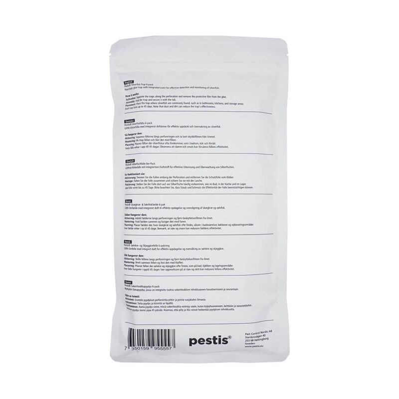 Pestis® | Hopeatoukkansa 12 kpl Takapuoli