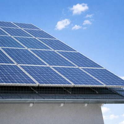 Aurinkopaneelien Lintusuojaverkko Täydellinen 30 metriä Ympäristökuva