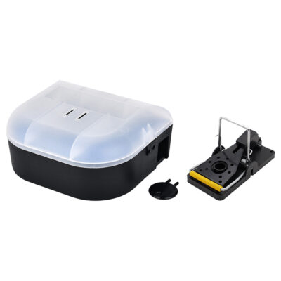 Turvallinen syöttiasema hiirenloukulle | sis. QuickSnap-hiirenloukun