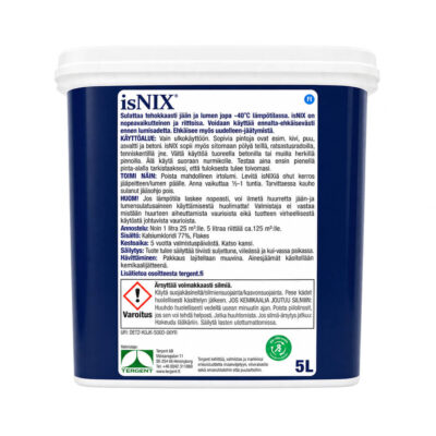 Lumen- ja jäänsulatusaine -40°C 5 L (125 m²) | isNIX® - Image 2